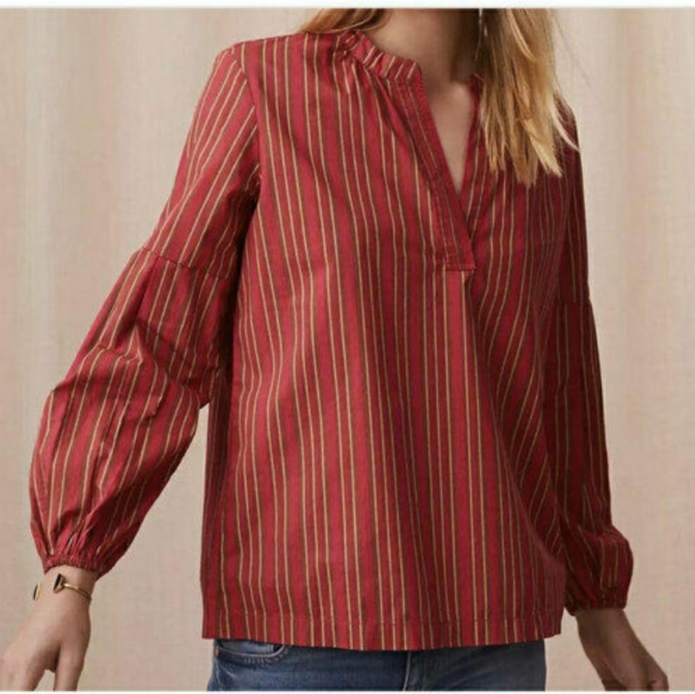 Lou & Grey striped blouse, size S